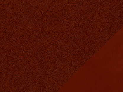 Teddy Stoff - Teddyboucle-Fleece - terracotta