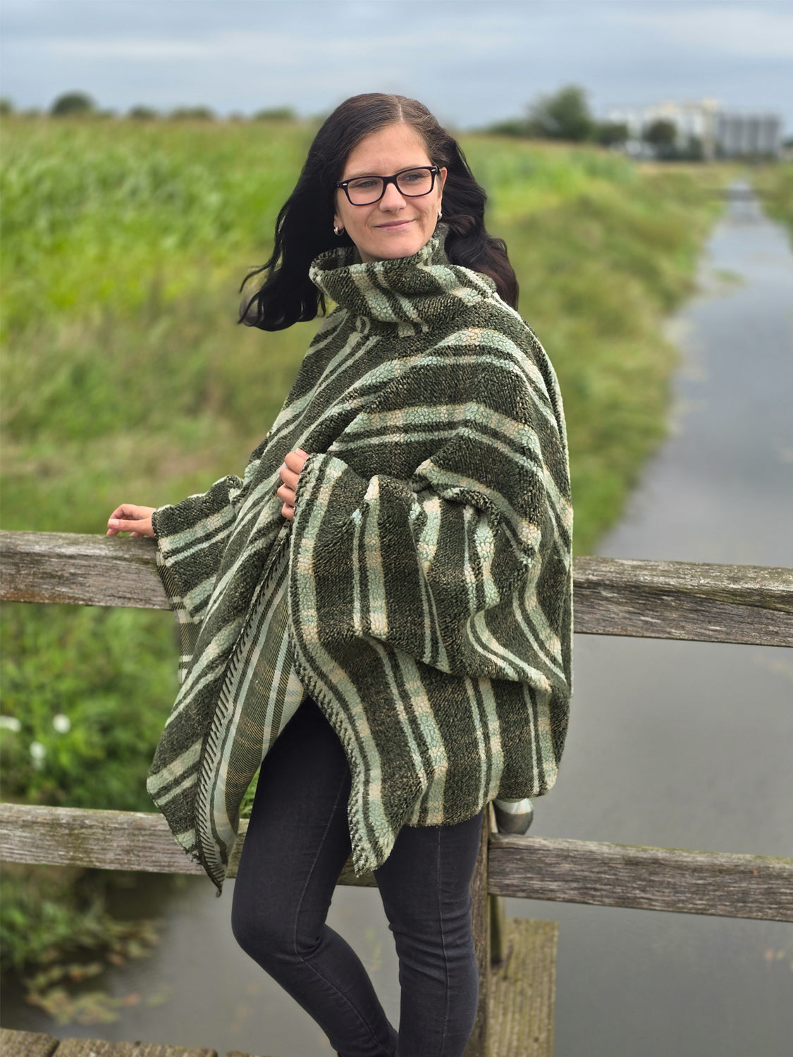 Tissu peluche double face - gris