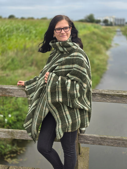 Tissu peluche double face - gris