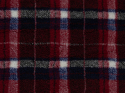 Tissu peluche double face - gris