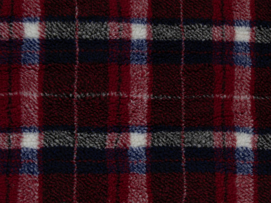 Doubleface plush fabric - grey