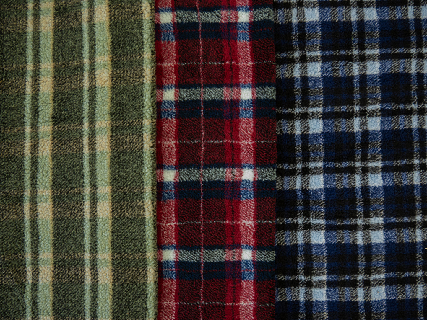 Tissu peluche double face - gris