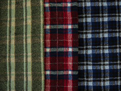 Tissu peluche double face - gris