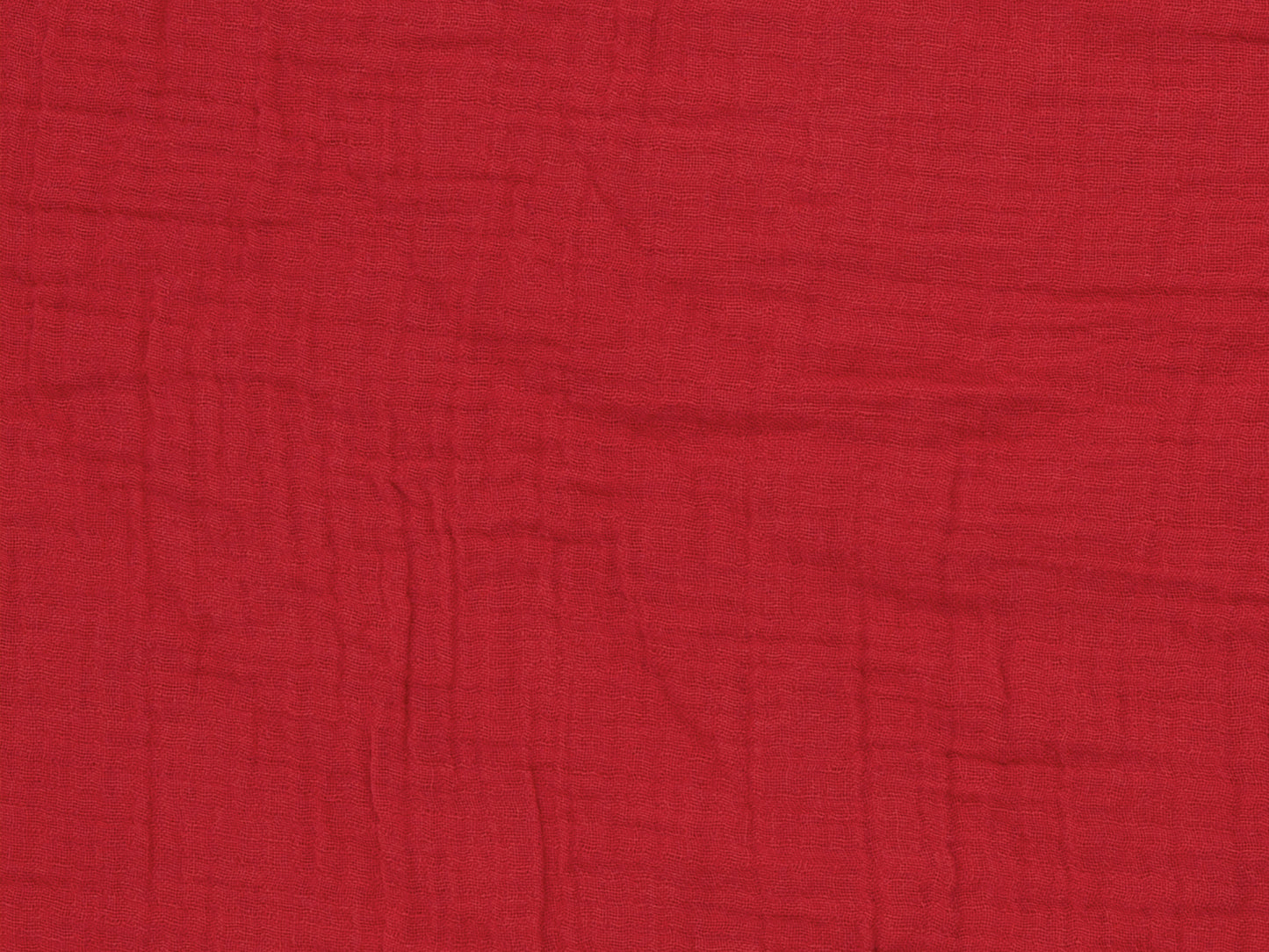 Uni Musselin Stoff in rot, 100% Baumwolle, ideal für Nähprojekte. rot musselin stoff kaufen.