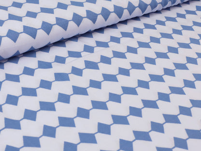 stoff-viskose-blau-vierecke