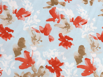 Viscose Jersey Fabric - Amsterdam - Palm Leaves