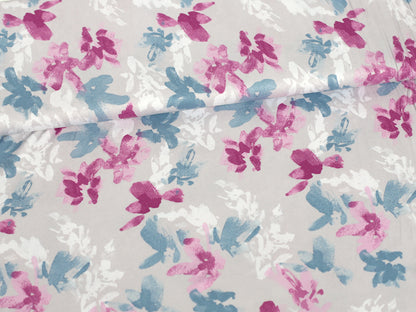 Viscose Jersey Fabric - Amsterdam - Palm Leaves