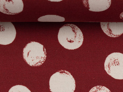 stoff-viskose-leinen-fruehling-sommer-selma-swafing-tupfen-punkte-dunkelrot-2