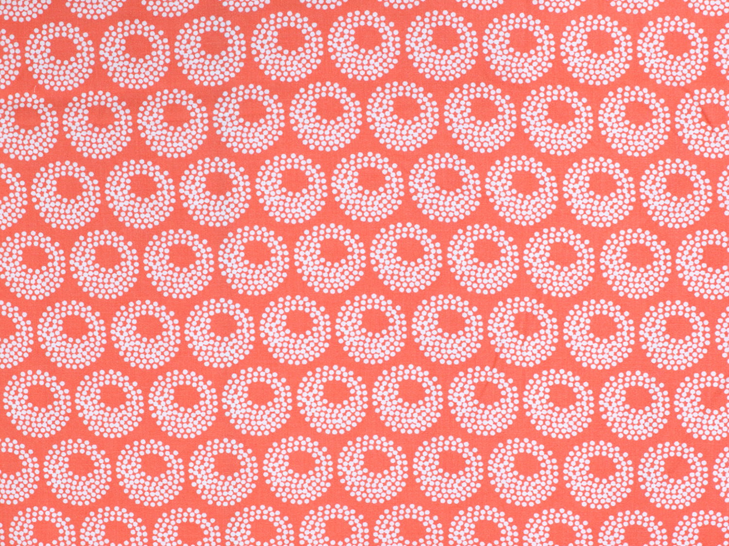 stoff-viskose-orange-rot-tupfen-kreise-2