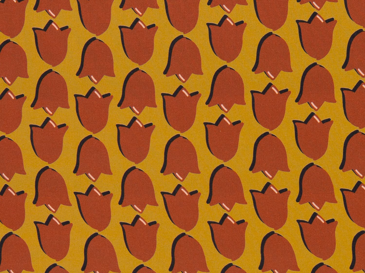 stoff-viskose-webware-swafing-cherry-picking-retro-tulip-goldgelb