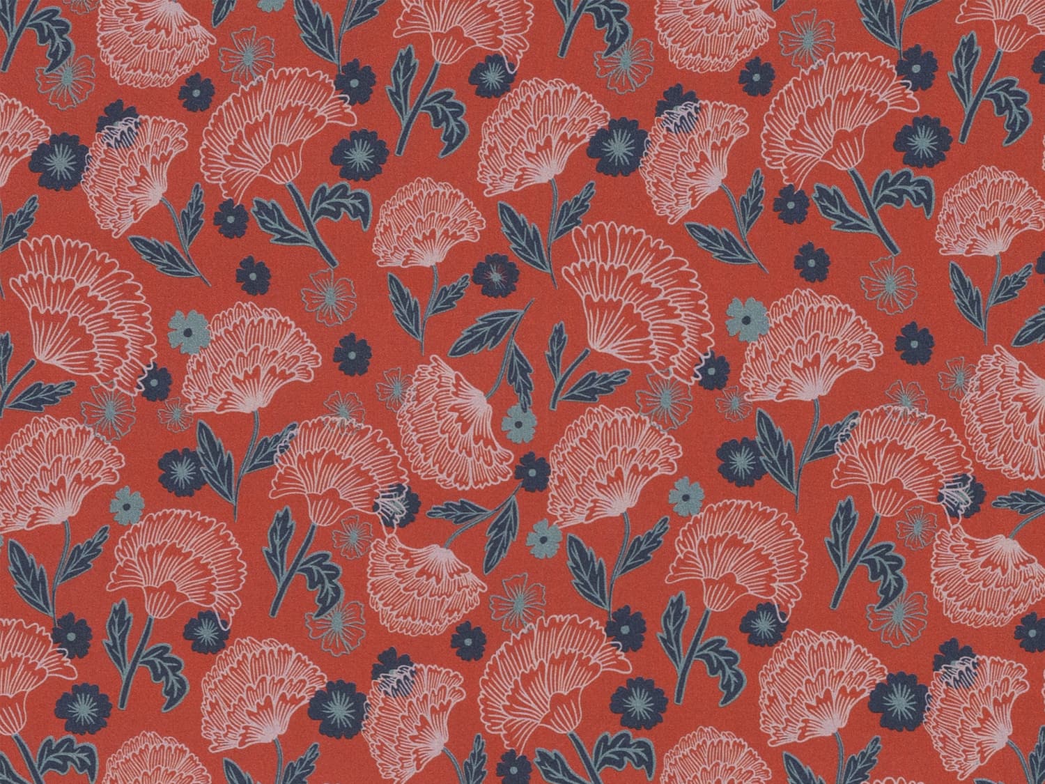 stoff-viskose-webware-swafing-jolijou-blumen-mable-orangerot
