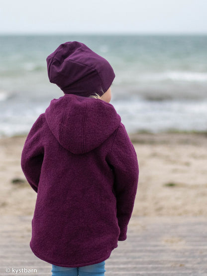 Wollstoff - Walk - Herbst-Winter 25-26 - aubergine