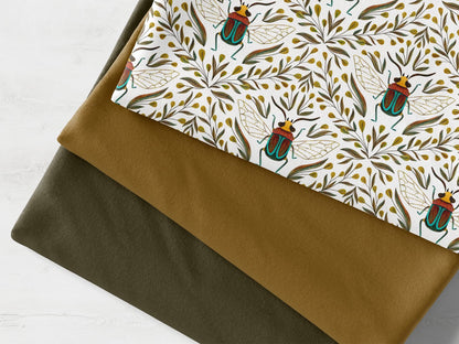 stoffpaket-stoff-baumwolle-french-terry-sommersweat-kathi-kunterbunt-herbst-fall-autumn-kaefer-fluegel-blaetter-laub