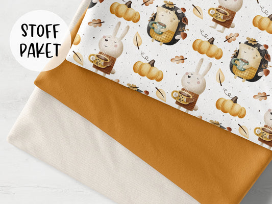 Stoffpaket - Fall Friends - natur
