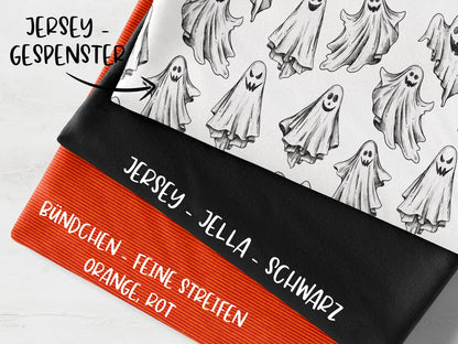stoffpaket-stoff-jersey-baumwolle-baumwolljersey-halloween-herbst-gespenst-geist-schwarz-weiss-orange-2
