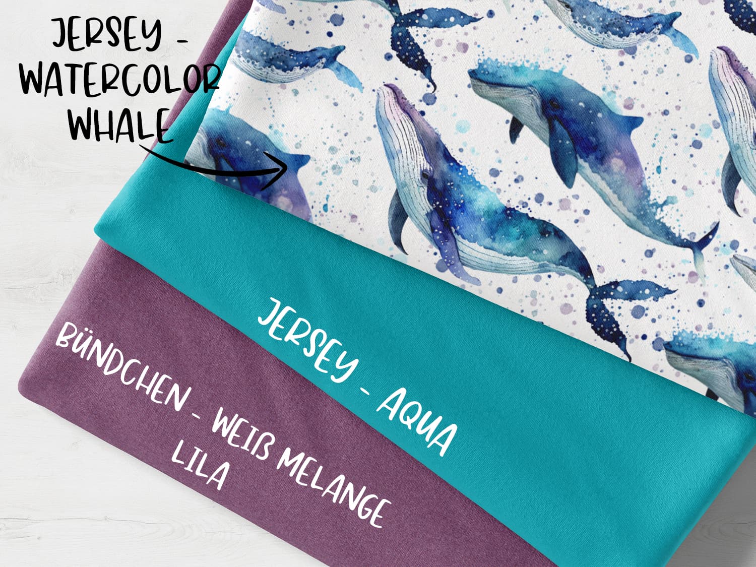 stoffpaket-stoff-jersey-baumwolle-baumwolljersey-unterwasserwelt-nautical-maritim-watercolor-whale-aquarell-wal-kleckse-sprenkel-aqua-lila-blau
