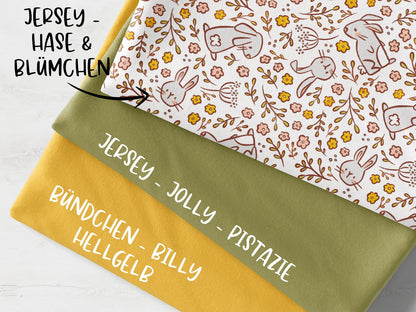 stoffpaket-stoff-jersey-hase-und-bluemchen-pistazie-hellgelb-2