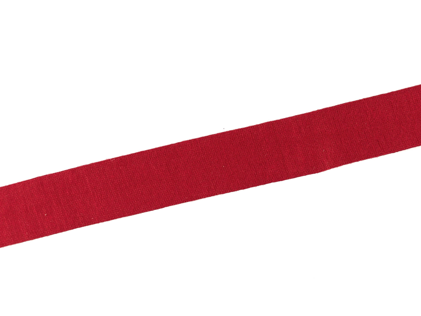 3m Viskose Schrägband rot - rotes Schrägband aus 100% Viskose, ideal für Nähprojekte.
