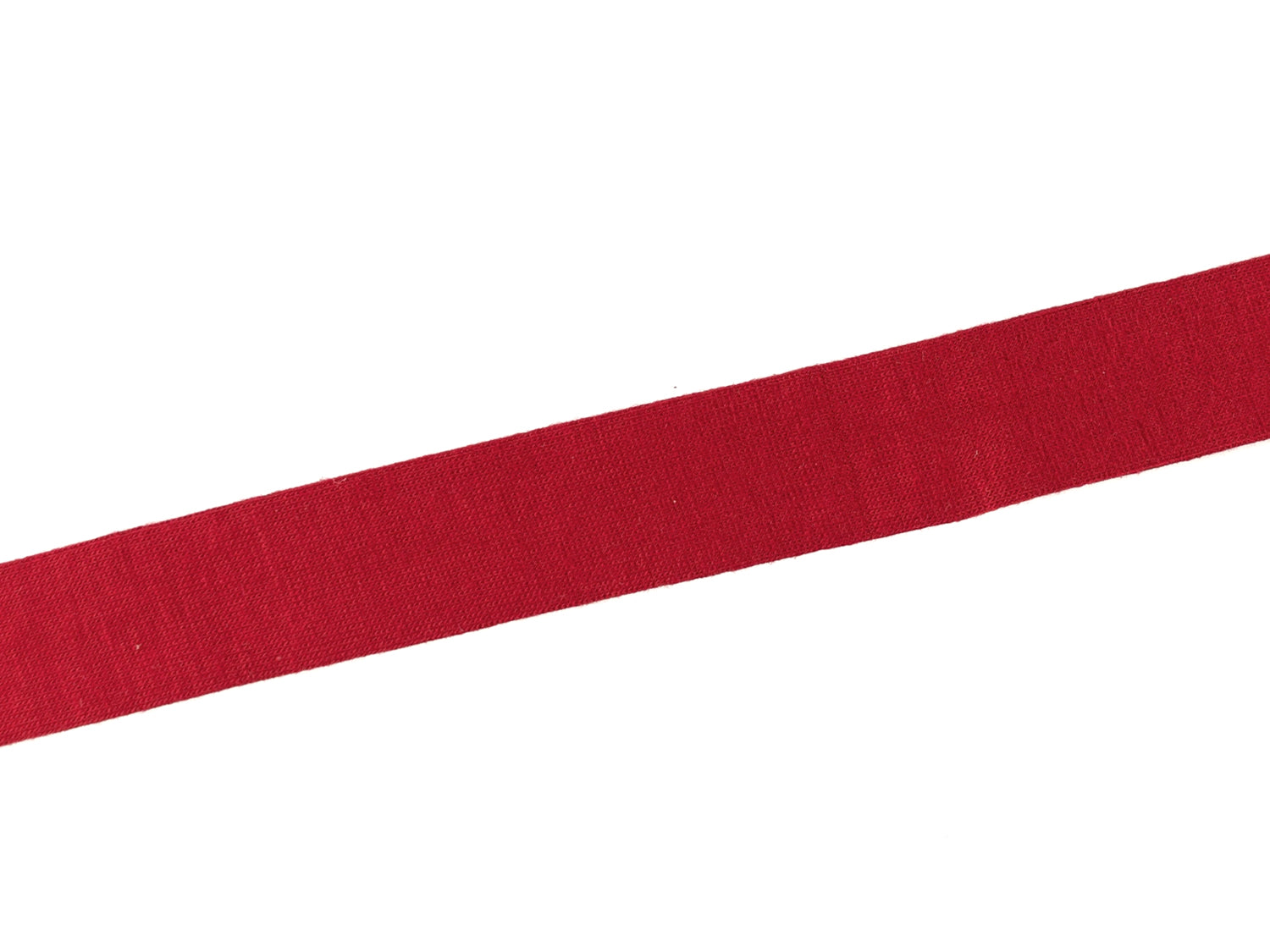3m Viskose Schrägband rot - rotes Schrägband aus 100% Viskose, ideal für Nähprojekte.