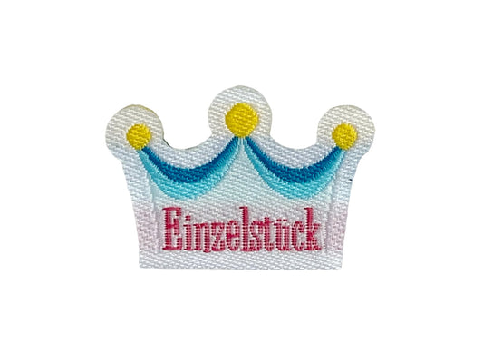 webetikett-label-klapplabel-krone-einzelstueck-weiss