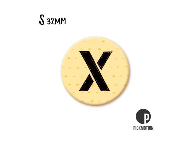 Magnet, Pickmotion - 32 mm - Buchstabe, X
