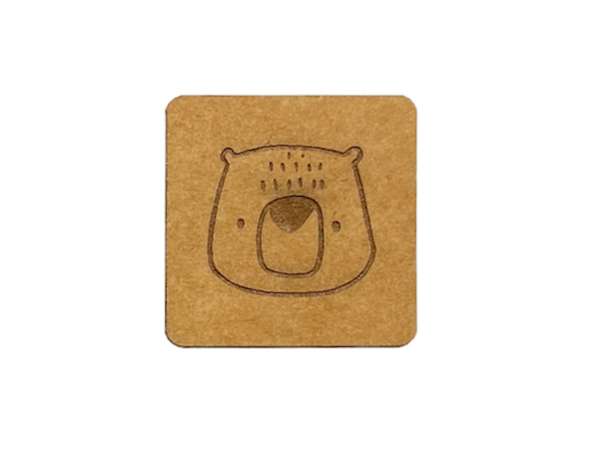 SnaPpap Label - Quadrat - Bär