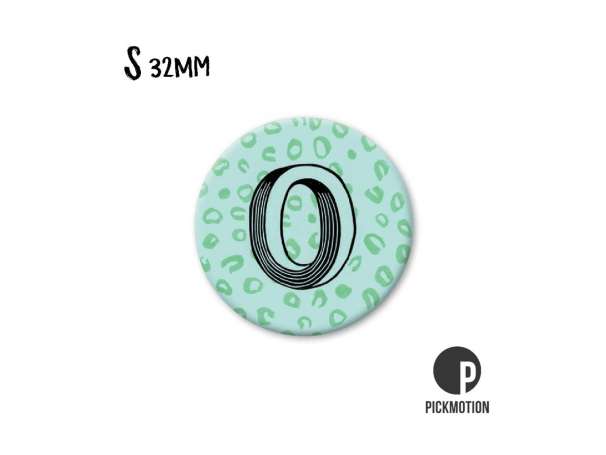Magnet, Pickmotion - 32 mm - Buchstabe, O