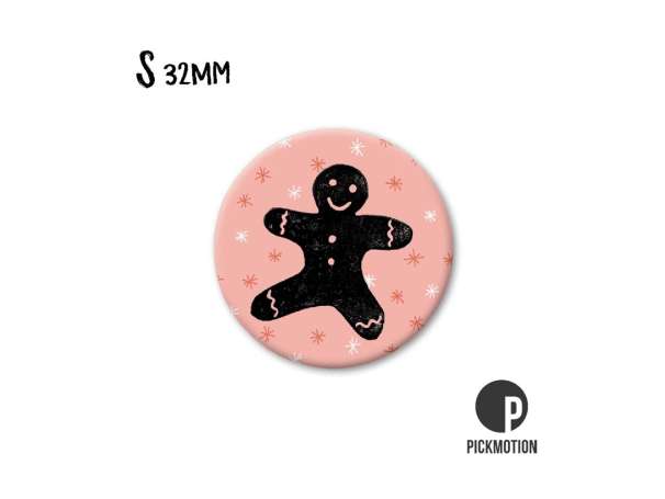 Magnet, Pickmotion - 32 mm - Gingerbread Man
