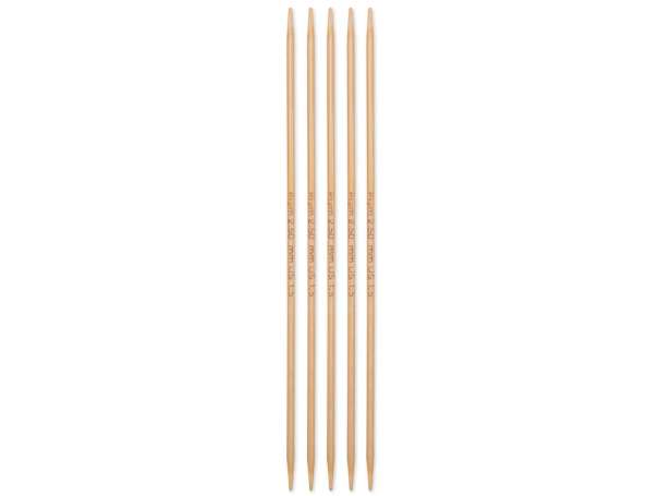 Strumpfstricknadeln, Bambus - Prym 1530 - Ø 2,5 mm x 15 cm