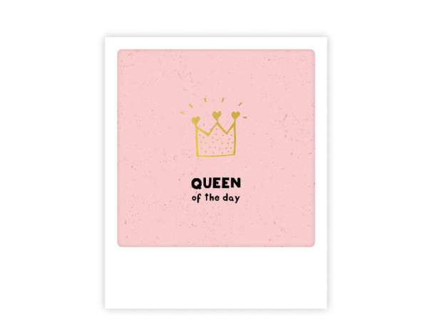Photo Postkarte - QUEEN of the day
