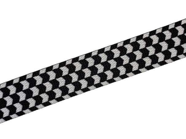 Gurtband - 30mm - Pfeile, schwarz-weiß