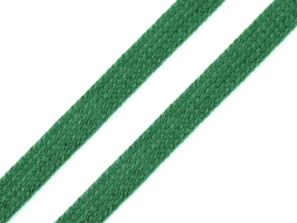 Flachkordel - Hoodieband - Baumwolle - grasgrün
