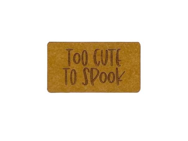 SnaPpap Label - Too Cute To Spook