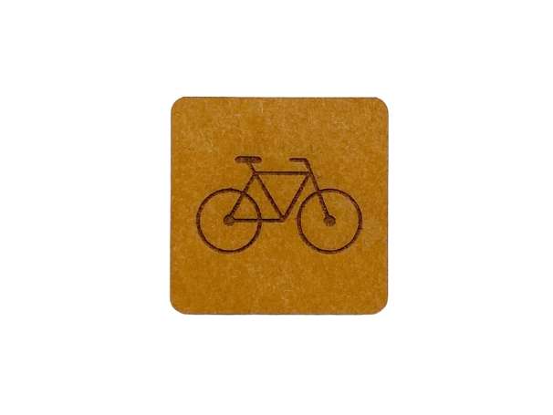 SnaPpap Label - Quadrat - Fahrrad
