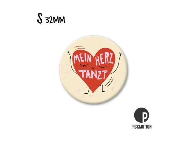 Magnet, Pickmotion - 32 mm - Mein Herz tanzt