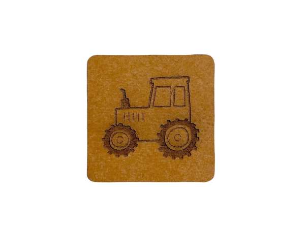 SnaPpap Label - Quadrat - Traktor