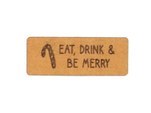 SnaPpap Label - Eat, Drink & Be Merry