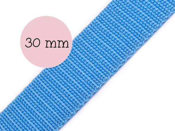Gurtband - 30mm - blau
