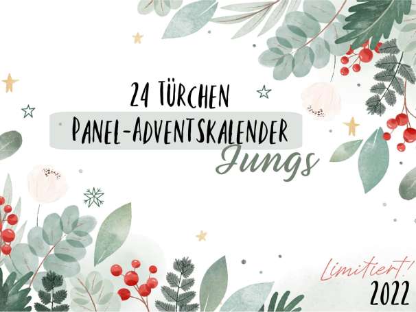 JUNGS PANEL Adventskalender 2022 - Baby/Kleinkind - Vorbestellung