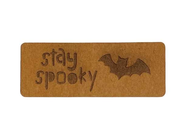 SnaPpap Label - stay spooky, Fledermaus