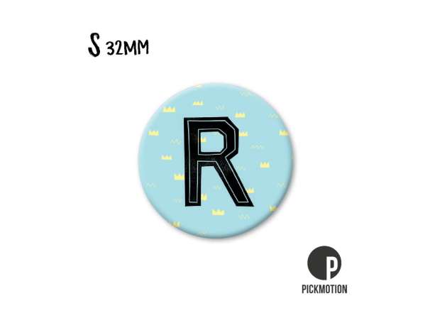 Magnet, Pickmotion - 32 mm - Buchstabe, R