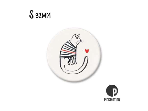 Magnet, Pickmotion - 32 mm - Striped Cat