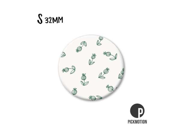 Magnet, Pickmotion - 32 mm - Floral White