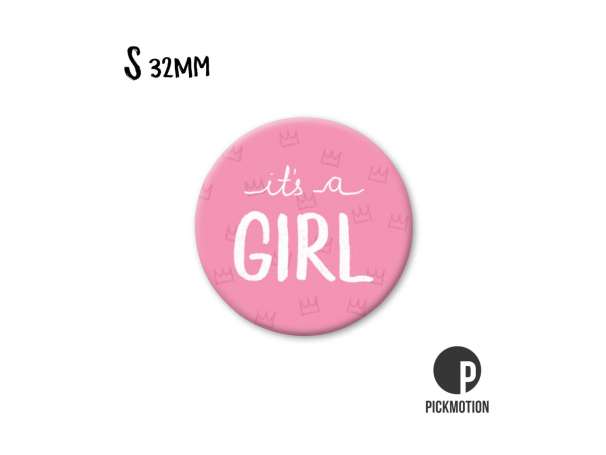 Magnet, Pickmotion - 32 mm - it's a GIRL