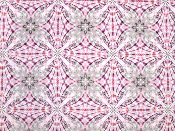 Baumwolle Stoff - Light Breeze - Kaleidoskop 2 - pink,grau