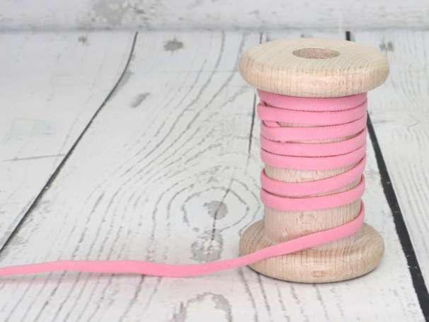 Gummi Band - Rundelastik 5mm - rosa