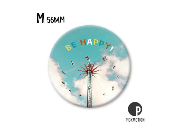 Magnet, Pickmotion - 56 mm - BE HAPPY!
