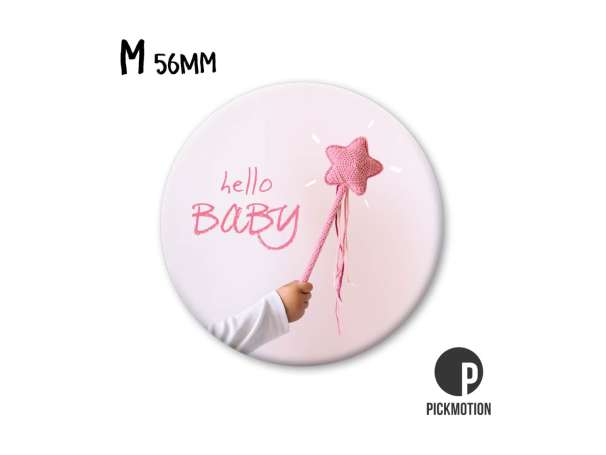 Magnet, Pickmotion - 56 mm - hello BABY