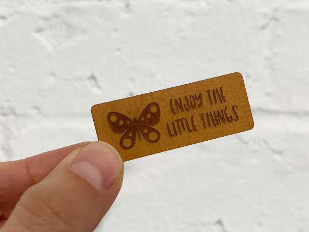 SnaPpap Label - Schmetterling, Enjoy the little things