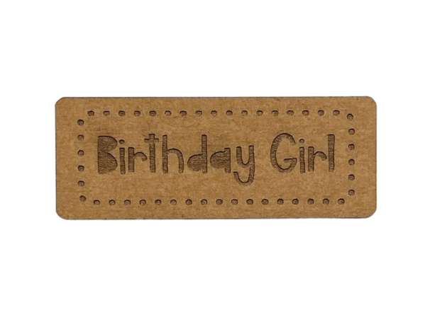 SnaPpap Label - Birthday Girl